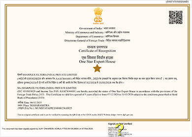 DUN Certificate
